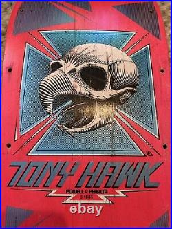 1983 Powel And Peralta Tony Hawk Original Skateboard