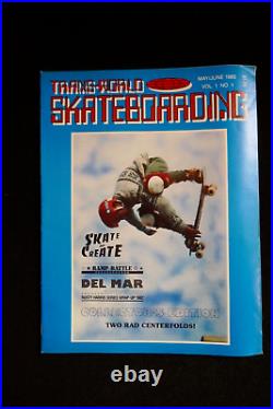 1983 Transworld Skateboarding magazine first issue, Steve Caballero, Vol. 1 #1