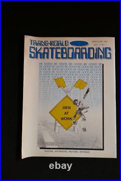 1983 Transworld Skateboarding magazine first issue, Steve Caballero, Vol. 1 #1