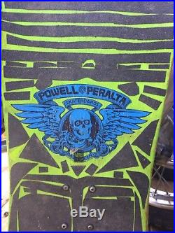 1983 Vintage Powell Peralta Tony Hawk Complete Skateboard Rare GREEN