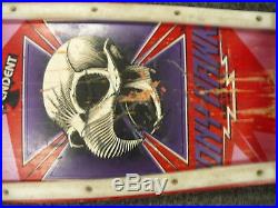 1983 Vintage Powell Peralta Tony Hawk Skateboard Chicken Skull Complete Red