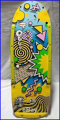 1984 Brand-X Weirdo Bernie Tostenson Skateboard Deck Original Sims Pop Art