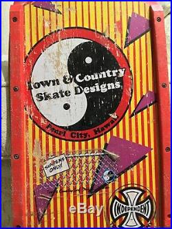 1984 Town and Country skate designs vintage skateboard