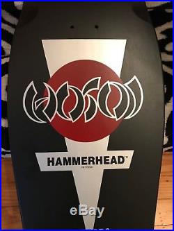 1985 Original Christian Hosoi Black Hammerhead Rare Vintage Skateboard NOS