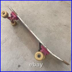 1985 Vision Hippie Stick skateboard Old Ghosts Gullwing Trucks Sims 63 Wheels