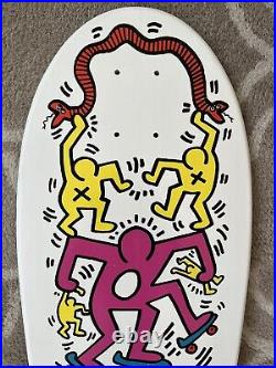1986 KEITH HARING Pop Art Vintage skateboard deck NYC 80s Rare NOS OG Hawk Natas
