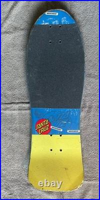 1986 Malba Santa Cruz skateboard deck original Alba READ- Alva Bones Vintage