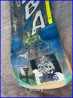 1986 Malba Santa Cruz skateboard deck original Alba READ- Alva Bones Vintage
