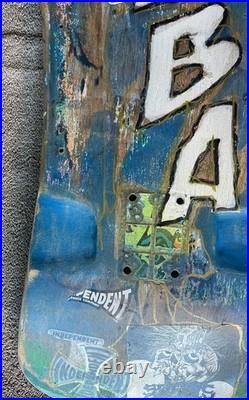1986 Malba Santa Cruz skateboard deck original Alba READ- Alva Bones Vintage