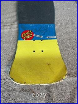 1986 Malba Santa Cruz skateboard deck original Alba READ- Alva Bones Vintage