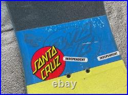 1986 Malba Santa Cruz skateboard deck original Alba READ- Alva Bones Vintage
