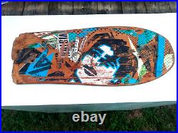 1986 Red Original Mark Gonzales Vision Skateboard Deck (cracked tail)