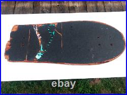 1986 Red Original Mark Gonzales Vision Skateboard Deck (cracked tail)