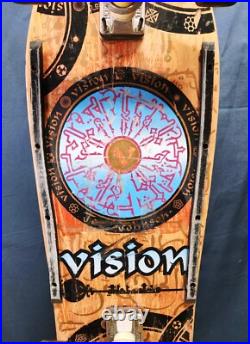 (1986) Vision / Joe Johnson Hieroglyphic Circle / Complete Skateboard