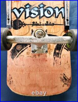 (1986) Vision / Joe Johnson Hieroglyphic Circle / Complete Skateboard