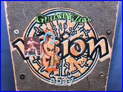 (1986) Vision / Joe Johnson Hieroglyphic Circle / Complete Skateboard