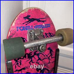 1987 Original Complete Powell Peralta White Bonite XT Lance Mountain Skateboard 1987 Original Complete Powell Peralta White Bonite XT Lance Mountain Skateboard