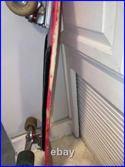 1987 Original Complete Powell Peralta White Bonite XT Lance Mountain Skateboard 1987 Original Complete Powell Peralta White Bonite XT Lance Mountain Skateboard