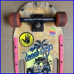 1987 Variflex Beach Boys Surfin Safari Two Handle Skateboard Wall Art