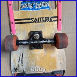 1987 Variflex Beach Boys Surfin Safari Two Handle Skateboard Wall Art