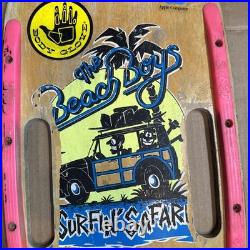 1987 Variflex Beach Boys Surfin Safari Two Handle Skateboard Wall Art