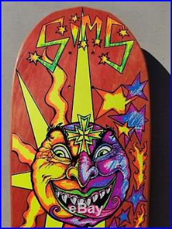1988-89 NOS Sims Buck Smith Sun Face OG rare vintage skateboard deck Vision G&S