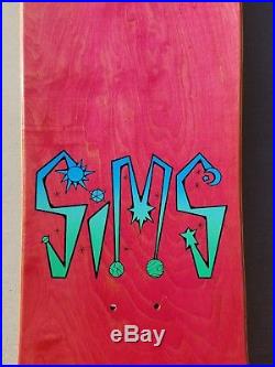 1988-89 NOS Sims Buck Smith Sun Face OG rare vintage skateboard deck Vision G&S