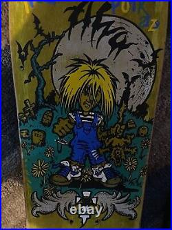 1988 Alva Fred Freddie Smith Punk Size Skateboard Deck Og