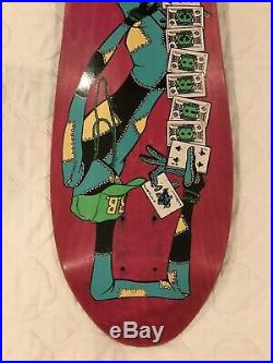 1988 Ray Barbee Powell Peralta Vintage Skateboard Mini Red/pink Stain Tony Hawk