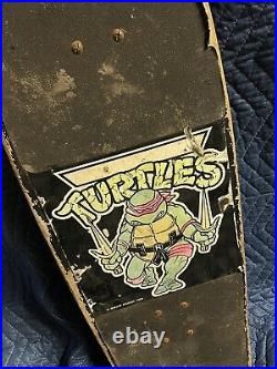 1989 Teenage Mutant Ninja Turtles Dynacraft Skateboard Mirage Studios TMNT