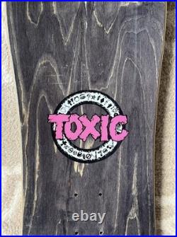 1990 Dave Crabb Scientist Toxic Vintage Skateboard Deck NOS 90s Zorlac