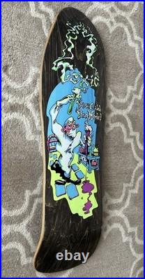 1990 Dave Crabb Scientist Toxic Vintage Skateboard Deck NOS 90s Zorlac