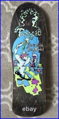 1990 Dave Crabb Scientist Vintage Toxic Skateboard Deck Brand X Zorlac NOS 90s
