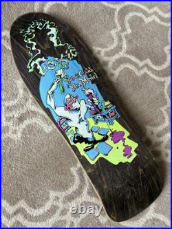 1990 Dave Crabb Scientist Vintage Toxic Skateboard Deck Brand X Zorlac NOS 90s