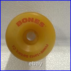 1 Vintage Powell Bones Double Radial Skateboard Wheel Pre Peralta Santa Barbara