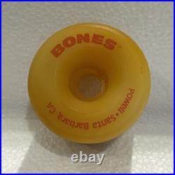 1 Vintage Powell Bones Double Radial Skateboard Wheel Pre Peralta Santa Barbara