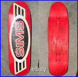 1 of 1 Vintage 1982 Sims Team Slick Deck Reshape Markings By Tim Piumarta @ NHS