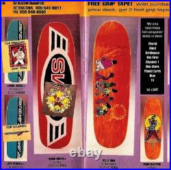 1 of 1 Vintage 1982 Sims Team Slick Deck Reshape Markings By Tim Piumarta @ NHS
