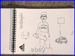 2001 Adidas Shoes Mark GONZ Gonzales Art Skateboard Book Krooked Blind Vision