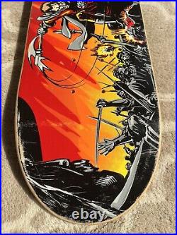 2001 Steve Berra BattleField Skateboard Vintage Deck Birdhouse Hawk Lasek Santos