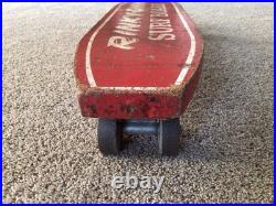 60's Rinky-Dink Surf Board Vintage Steel Wheels Skateboard