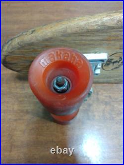 60's Vintage Skateboard Makaha Magnum Wooden Professional Rare 25