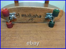 60's Vintage Skateboard Makaha Magnum Wooden Professional Rare 25