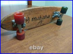 60's Vintage Skateboard Makaha Magnum Wooden Professional Rare 25