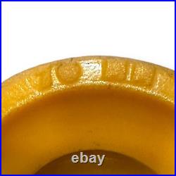 70s G&S Fibreflex double cutaway Slalom Skateboard 70mm Yellow Star Trac