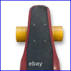 70s G&S Fibreflex double cutaway Slalom Skateboard 70mm Yellow Star Trac