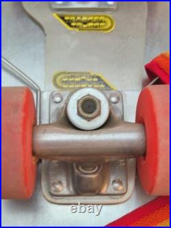 70s Rare Tracker Trekker's Skateboard Trucks Roller Skates Rainbow Strap