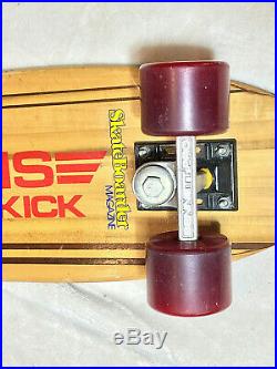 70s Vintage Sims Taperkick Skateboard, Bennett Pro, Pure Juice, Great Condition