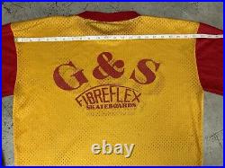 70s Vtg G&S Skateboard Jersey Long Sleeve Shirt Freestyle Slalom Old Skate XL