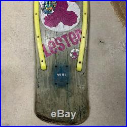 80's Lester Kasai Skateboard Thrashed